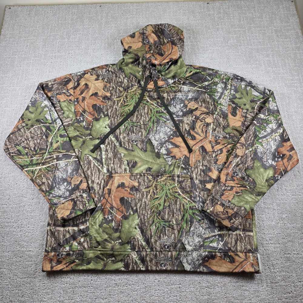 RedHead Mens XL Mossy Oak Obsession Camo Hoodie Fleece Lined Hunting Pullover